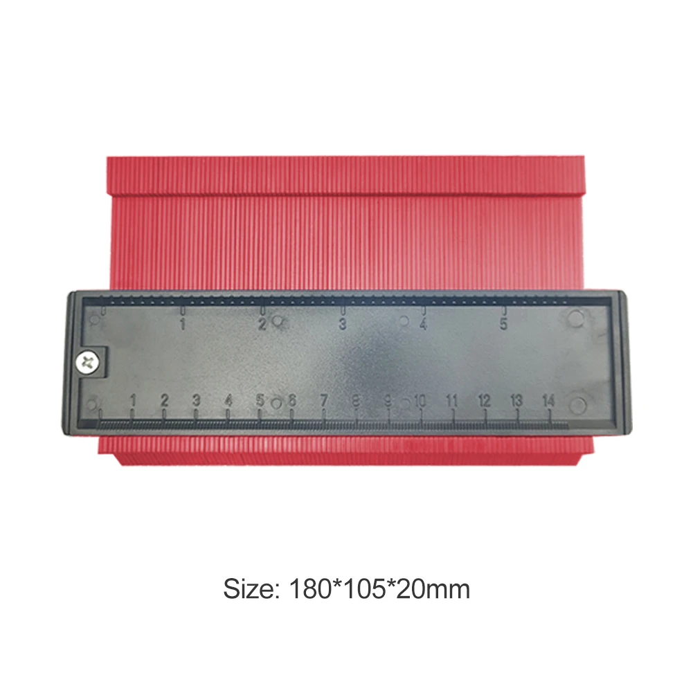 

5/6/10in Plastic Gauge Contour Profile Copy Gauge Duplicator Standard 5 Width WoodMarking Tool Tiling Center Finder Line Scriber
