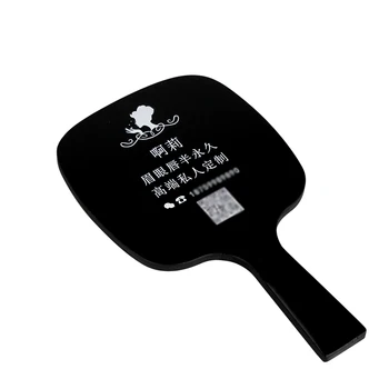 

Korean Semi-permanent Cosmetic Mirror Customized Mirror Hand Mirror Beauty Handle Mirror Embroidery Customized Cosmetic Mirror