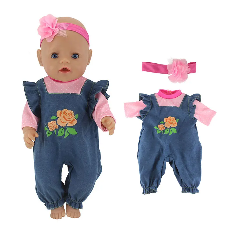 New Fashion Dress For 17 Inch Baby Reborn Doll 43cm New Born