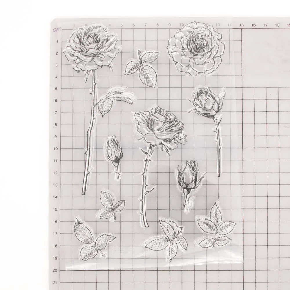 Petals and leaves Clear Stamps Seal for DIY Scrapbooking Card Making Photo Album Decoration Crafts Rubber Stamp clear stamps,clear rubber stamps
