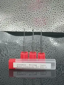 

Shank 3.0 Aman Girrbach CAD CAM milling burs 3 pcs/lot with DLC coating for dental technician zirconia block