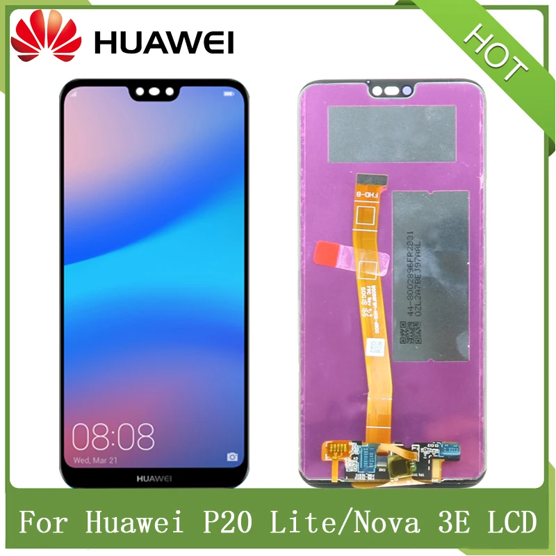 Для HUAWEI P20 Lite ANE LX1 Nova 3E 5 84 дюймов 100% оригинал с рамкой сменный ЖК сенсорный экран