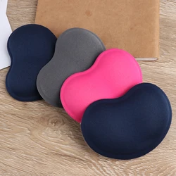 Repose poignet en Gel de silice en forme de cœur 3D, oreiller pour les mains, tapis de souris en coton à mémoire de forme, Design tendance, 4 couleurs, 1 pièce 