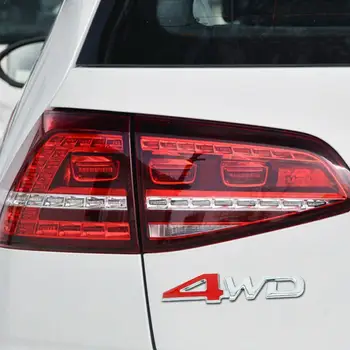 

1pcs Universal Car Sticker 4WD Metal Emblem Badge Decal Car Turbo 4WD Boost Car Decoration Styling Sticker Emblem Sticker B V2I4