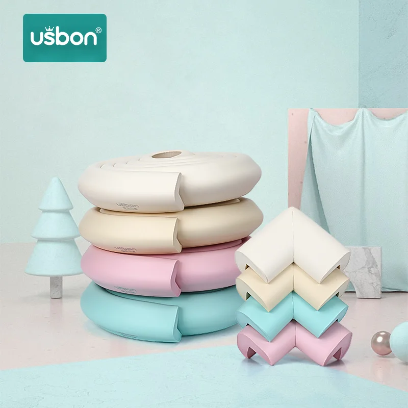 

Usbon 2M Baby Safety Corner Protection Children Protection Silicone Corners Angle Furniture Horror Crash Corner Edge Protector