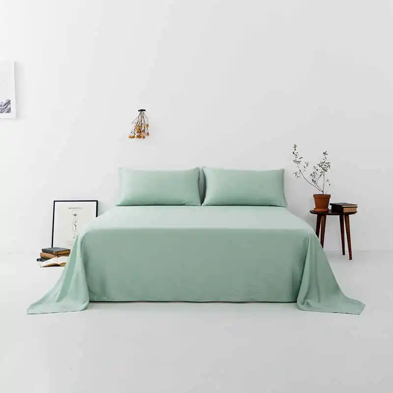 Liv-Esthete Wholesale Luxury Silk Gray Flat Sheet Silky Queen King Bed Sheets Pillowcase For Women Men Kids - Цвет: 002