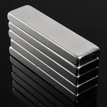 

5Pcs/Set 40x10x4mm N52 Strong Magnetic Block Bar Fridge Multifunctional Rare Earth Neodymium Magnets