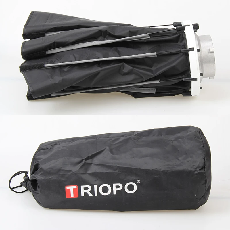 Triopo 65 см Portabe Bowens Mount софтбокс в виде ВОСЬМИУГОЛЬНОГО зонта наружная Мягкая коробка+ сотовая сетка+ 2 м световая подставка для студийного стробоскопа
