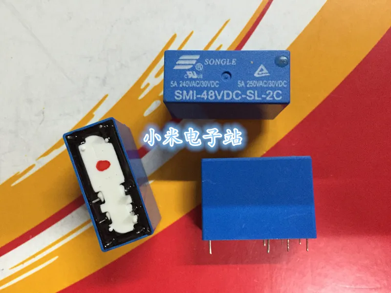 

SMI-48VDC-SL-2C song музыкальное реле 5A 250VAC 8 футов 2 групповое преобразование HK14FD