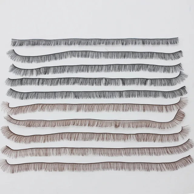 10Pcs DIY Doll False Eyelashes Eye Lash For Toys Dolls Accessories Black Brown Kids Tawny Children Toy Decoration 3