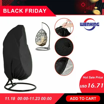 

Waterproof Patio Chair Cover Egg Swing Chair Dust Cover Protector With Zipper Protective Case Outdoor Hanging Egg Chair Cover