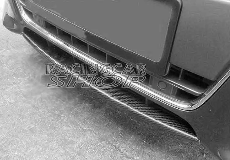 

FRONT BUMBER ADD REAL CARBON LIP SPOILER For AUDI A5 2D 4D 2009-2011 A028