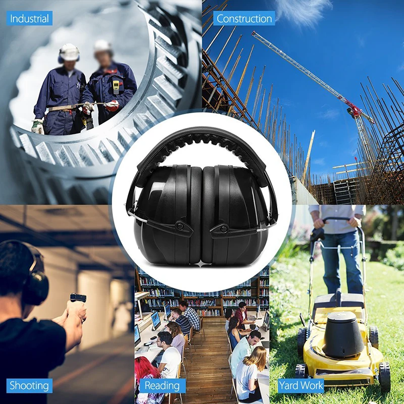 Новые складные наушники-защитники SNR 35dB защитные Накладные на голову шумозащитные звукоизоляционные наушники для защиты слуха для взрослых для стрельбы