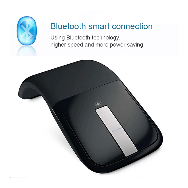 Беспроводная компьютерная мышь Bluetooth Arc Touch эргономичная оптическая 3D Mause 1200