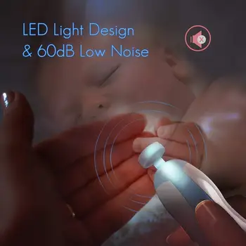 

Portable Electric Safe Nail Clipper Cutter Baby Trimmer Manicure Pedicure Clipper Scissors Kids Infant Baby Cutter Nail Care D30