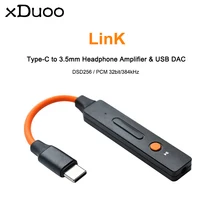 Xduoo Link Hi-Res Аудио стандарт тип-c до 3,5 мм USB кабель усилитель для наушников USB DAC ESS9118EC для Android/ПК/мобильного телефона