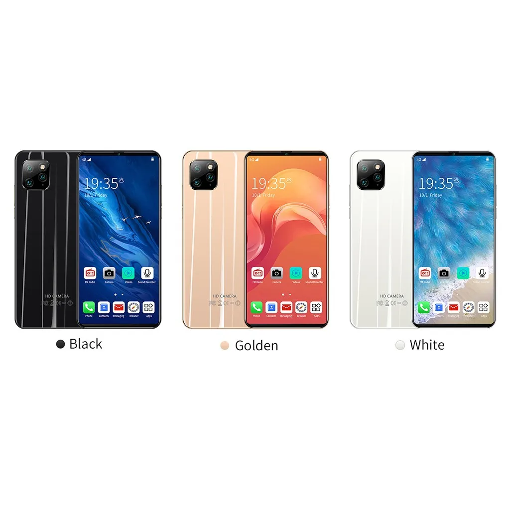 10 ядерный 6,1 дюймовый смартфон Android 9,1 8 ПЗУ 4G Вызов HD камера мобильный телефон профессиональный модный смартфон