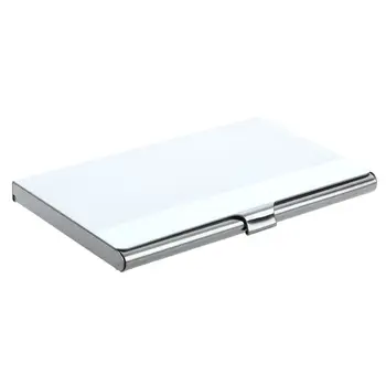 

Stainless Steel Aluminum Case Transmission Case Commercial Business Card Credit Card holder horizontal surface