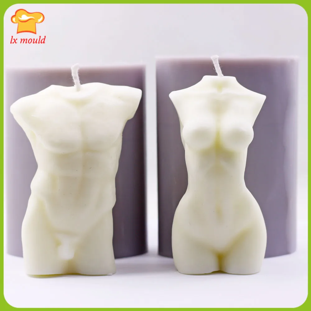 3D Body Silicone Mold Chocolate Polymer Clay Soap Candle Wax Resin Handmade Mould | Дом и сад