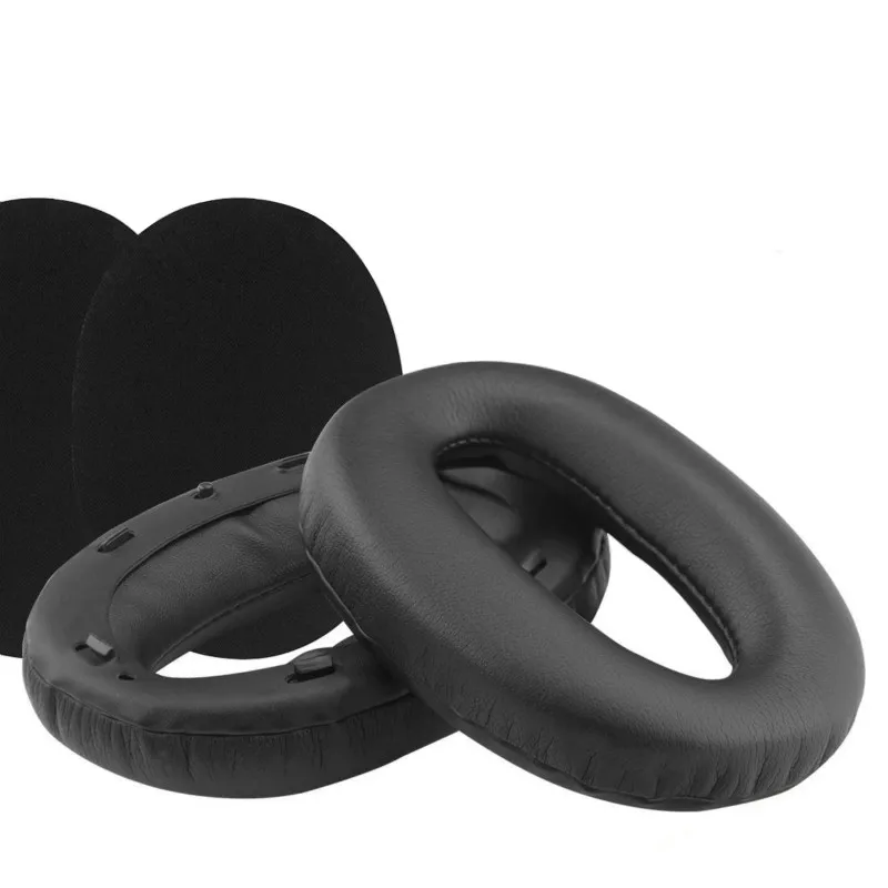 Black Замена амбушюры крышка амбушюры ремонт деталей для SONY WH1000XM2 MDR-1000X MDR 1000X наушники - Цвет: Black