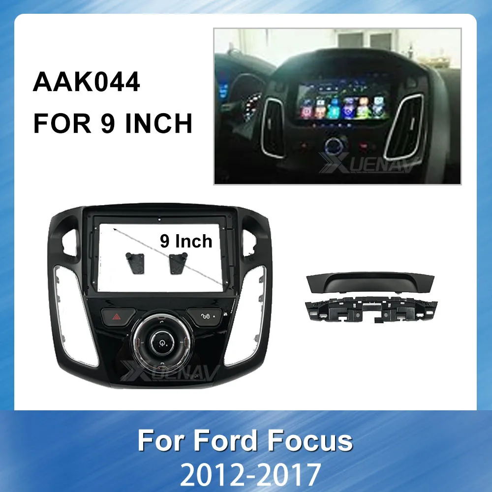 GPS Nav пластина Панель рамка для FORD FOCU 2012 2013 2014 2015 2016 2017 облицовка радио Место