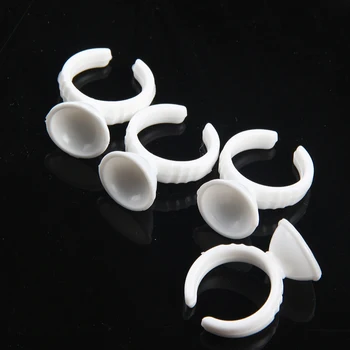 

100pcs/lot Tattoo accessories small size tattoo ink cup ring holder microblading pigment ring cup container for permanent makeup