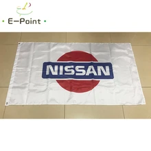 Автомобильный флаг Nissan 2*3 фута(60*90 см) 3*5 футов(90*150 см) размер рождественские украшения для дома и сада
