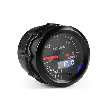 

Car Turbocharger Gauge Auto Adjustable LED Dual Display Replacement ABS