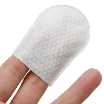 

200pcs U-shaped Makeup Cotton Pad Makeup Facial Pocket Cotton Pads Soft Cosmetic Pad with Storage Box For Removing Makeup Face