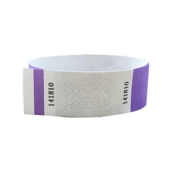 

Light Purple 1" Stub Tyvek Wristbands Detachable for ID Wristbands for Party Events,500 Pieces Free Shipping