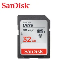 SanDisk-tarjeta SD de 128GB, 256GB, 64GB, 32GB, 16GB, microSDHC, SDXC, UHS-I, tarjeta micro sd TF, Class10, U3, para cámara SDUNC