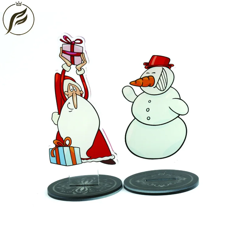 

FANGQINGMAO 7cm Custom Shaped Print Double Side Print FigureTransparent Acrylic Stand Moder Display