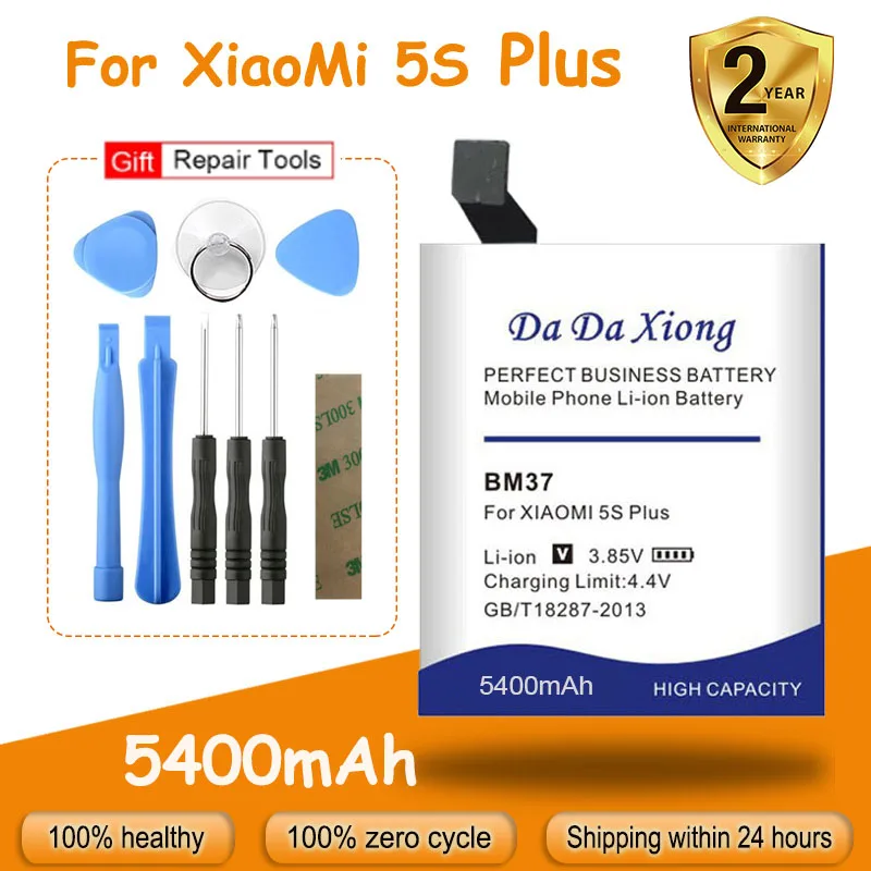 Бесплатная доставка 5400mAh BM37 мобильный телефон для Xiaomi Mi 5S Plus аккумулятор Mi5s +