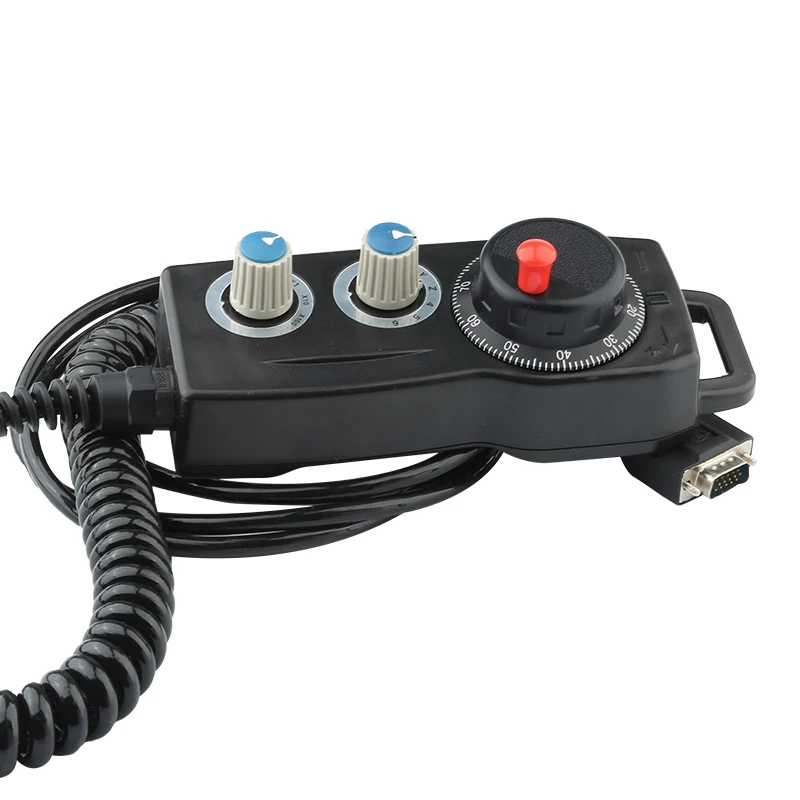 Cnc手動パルス発生器mpgユニバーサルサスペンションハンドルsyntec社