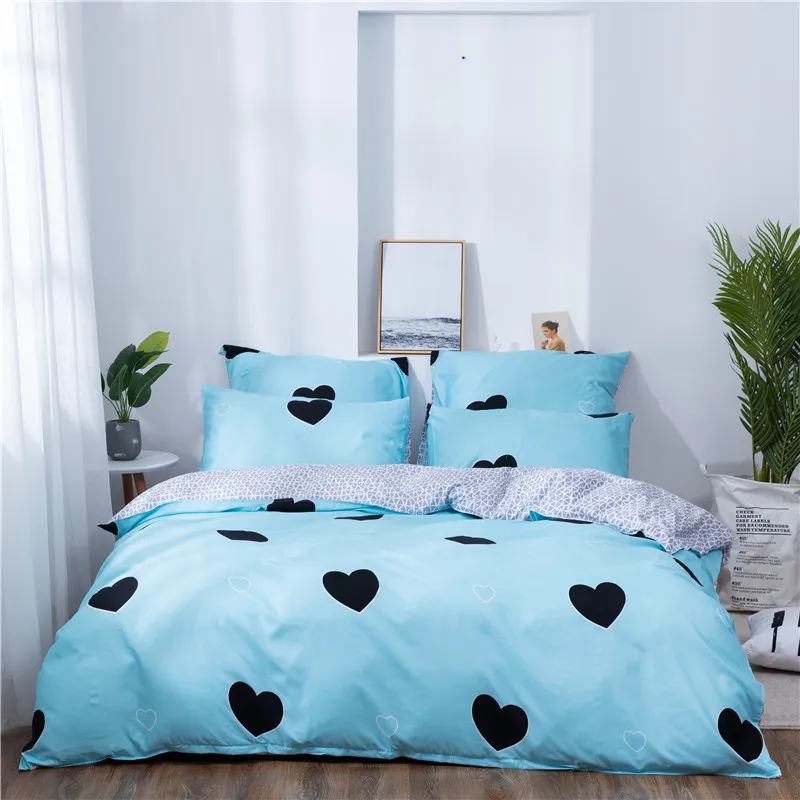 Alanna X-ALL Printed Solid bedding sets Home Bedding Set 4-7pcs High Quality Lovely Pattern with Star tree flower