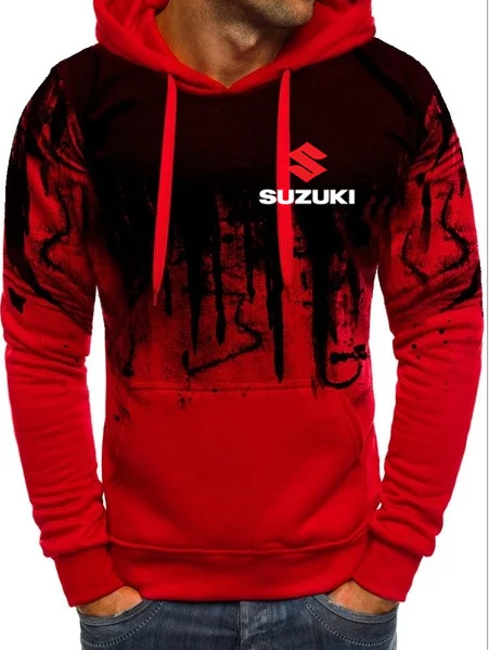 Motorcycle Wear Racing Team Jersey for Suzuki hoodies 2019cvv - Цвет: Красный
