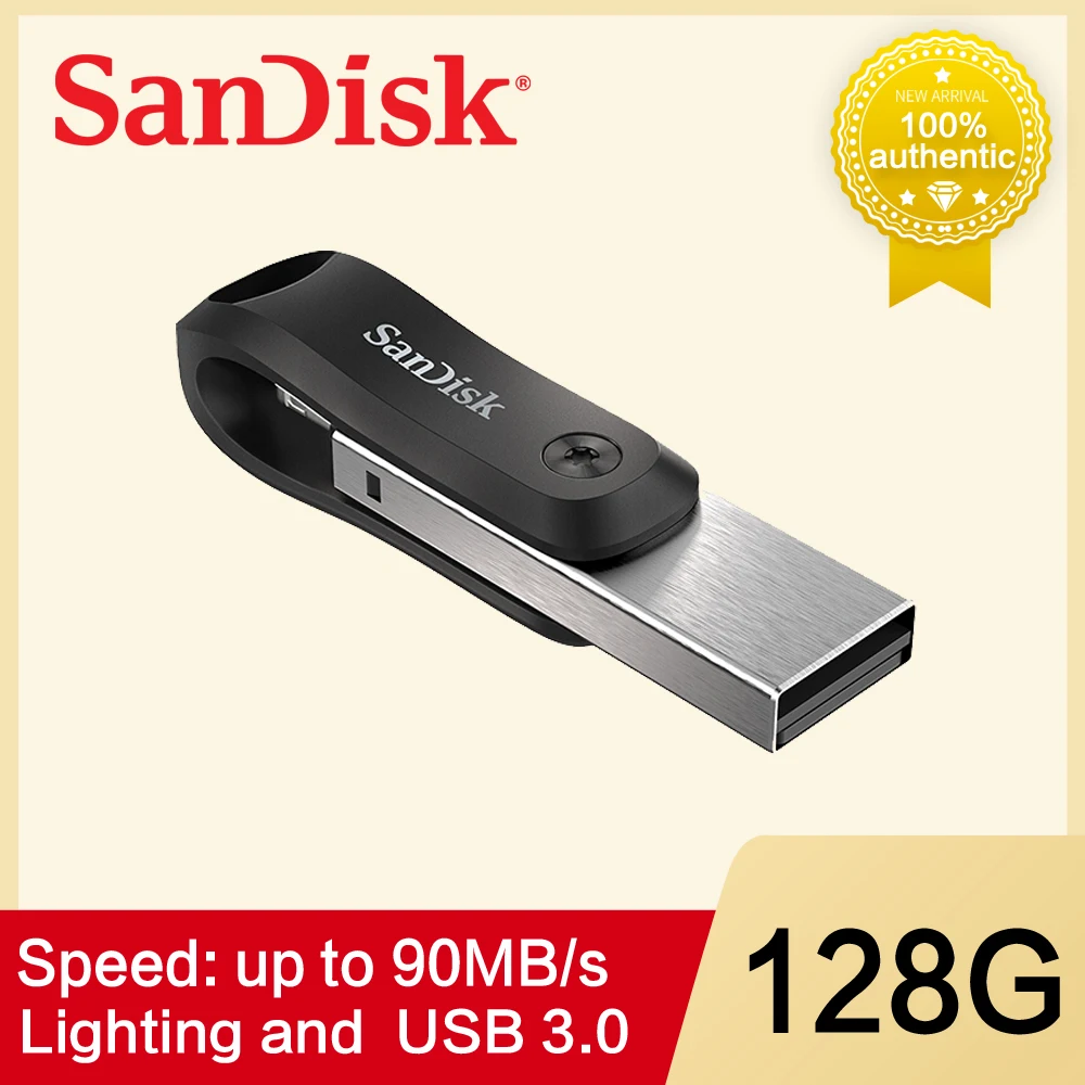 

SanDisk New Apple Mobile Phone U Disk Pen Drive Flash Memory Metal usb3.0 USB 256GB 128GB Fiash Drives Computer / iphone / ipad