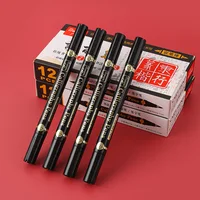 3 pcs/lot Double head Hand Lettering Pens Chinese Calligraphy Brush Pens Set Art Markers Black Ink  4 Size for Beginners Writing 3