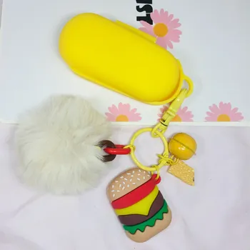 

Hamburg Keyring Headset Silicon Case for Huawei Freebuds Lite Case Bluetooth Wireless Earphone Case funny Headphone Skin Funda