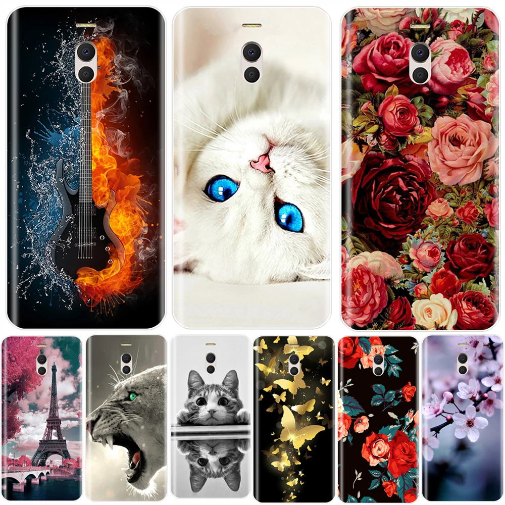 Флейта для Meizu M6 M6S M5C M5 M5S M3S M3 M2 Мягкая силиконовая задняя крышка из ТПУ с милым
