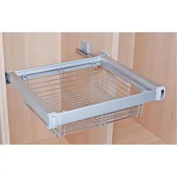 

Laundry basket organizer metallic indoor wardrobe, dressing. With GUIDES EXTRACCION TOTAL, with brake available in 4 MEASURES