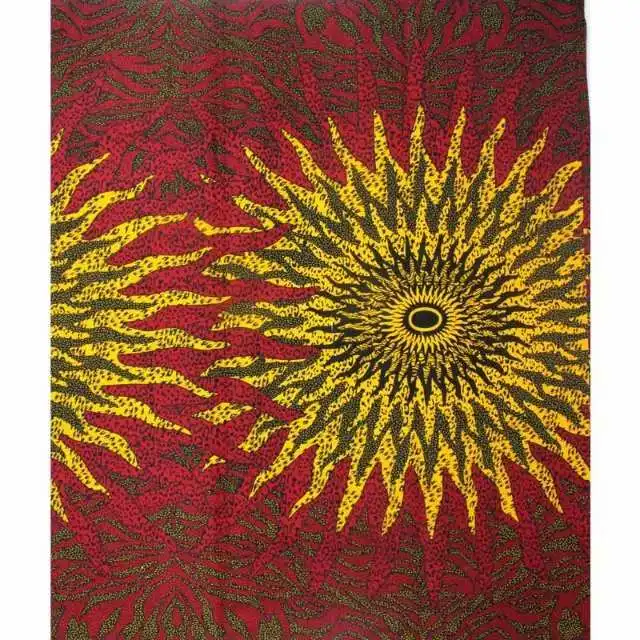 Kitenge последняя хлопок Анкара африканская вощеная ткань стиль настоящий голландский воск 6 ярдов/лот
