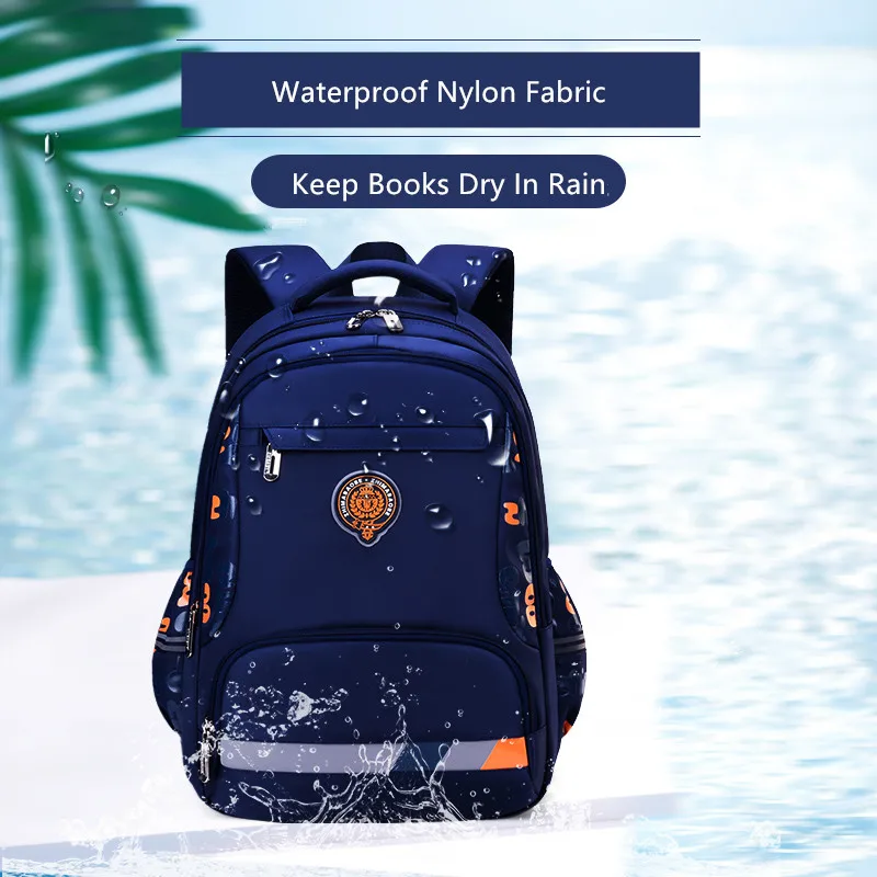 primary child school backpacks boys bookbag student luminous backpack large waterproof backpack for school teen boy schoolbag 6