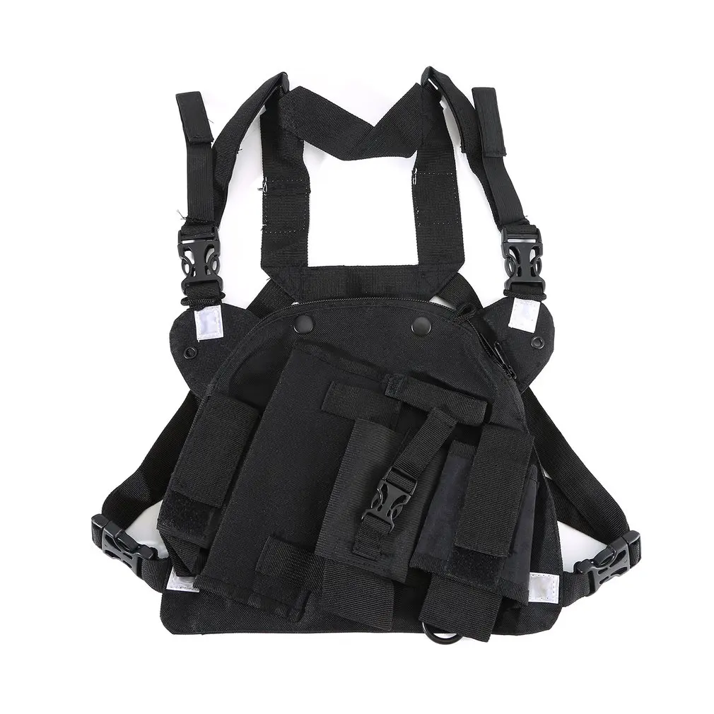 

Double Radio Shoulder Holster Chest Harness Holder for Baofeng UV-5R UV-82 UV-9R PLUS Walkie Talkie Rescue Essentials