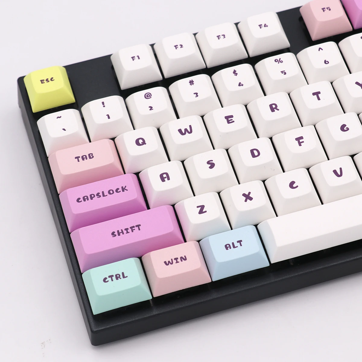 

Personality Teacup Cat Keycap Pbt Sublimation DSA Keycap 144-key Fo GH60 84 96 104 Mechanical Keyboard Caps