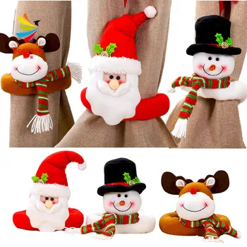 

Christmas window pendant DIY curtain buckle cartoon doll decoration hotel restaurant decoration doll clasp
