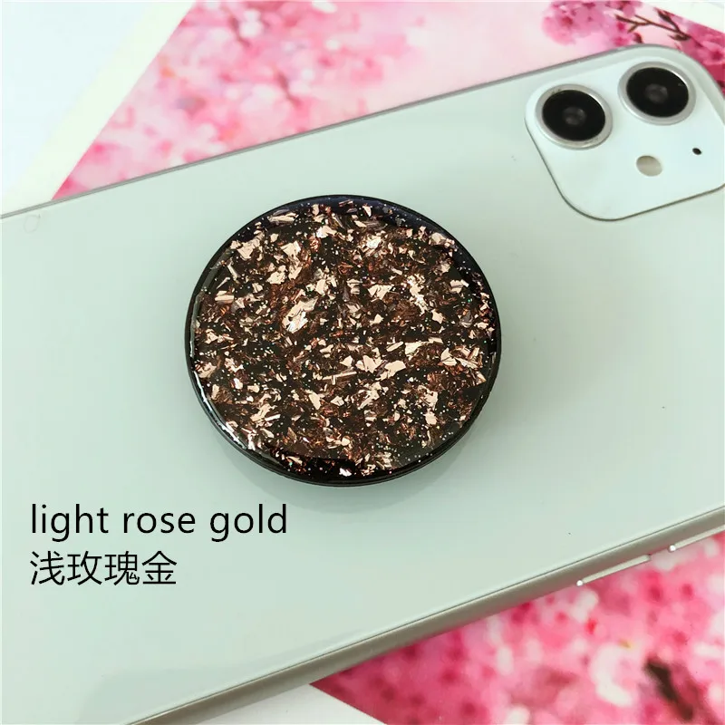mobile phone stand for desk Có Thể Gập Lại Tế Bào Giữ Điện Thoại Đa Năng Long Lanh Kẹp Điện Thoại Cho iPhone 12 11 Samsung Huawei Gấp Ngón Tay Chân Đế Phoneholder wall phone holder Holders & Stands
