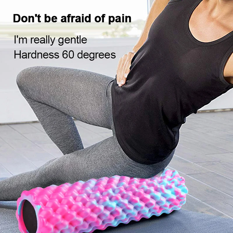 Foam Axis Yoga Column Muscle Relaxer Roller Stovepipe Solid Spike Teeth Fitness Yoga Equipment Fascia Roller