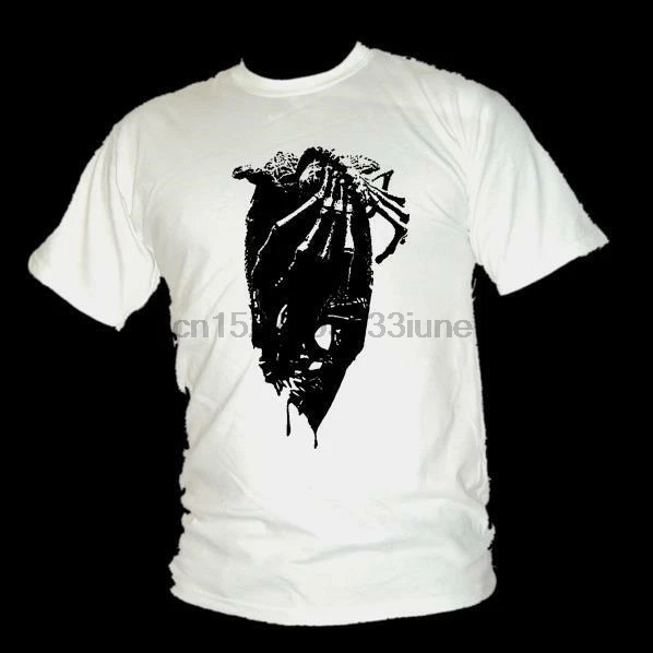 レトロ新エイリアンエイリアン顔ハガー 繭映画メンズ Tシャツすべてのサイズ Tシャツ Aliexpress