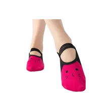 Women Socks for Yoga Socks Women Toeless Non Slip Pilates Barre Ballet yoga socks non slip calcetines antideslizante mujerw